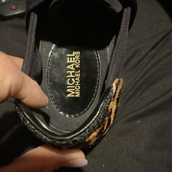 Cheata print Micheal Kors tennis shoes. Authentic - Picture 2 of 6